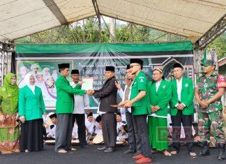 Junaedi Letakkan Batu Pertama Gedung MWC NU Watukumpul