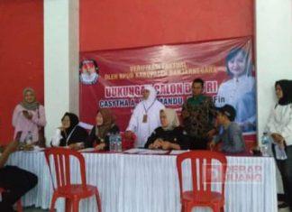 Mbak Casytha Dapat Dukungan dari Warga Banjarnegara
