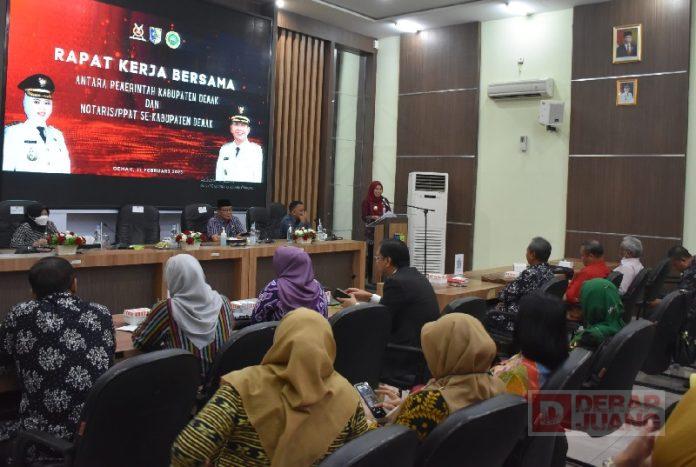 Mbak Eisti Harapkan Perubahan Mendasar Kinerja Notaris-PPAT di Kabupaten Demak