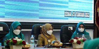 Mbak Eisti Lakukan Rakor Bersama Pembina TP PKK Demak