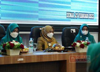 Mbak Eisti Lakukan Rakor Bersama Pembina TP PKK Demak