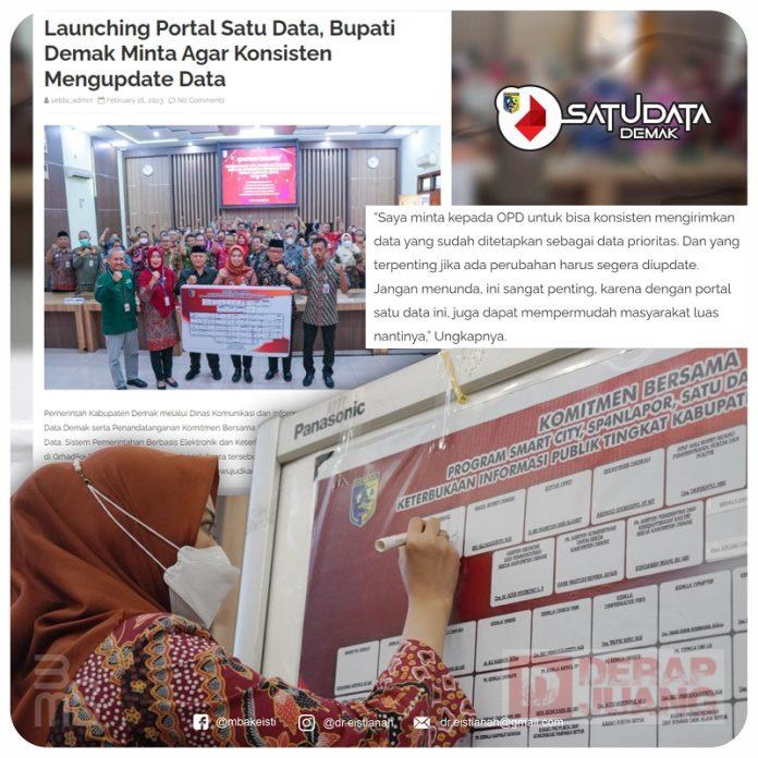 Mbak Eisti Satu Data Demak, Solusi Perkuat Pelayanan Publik