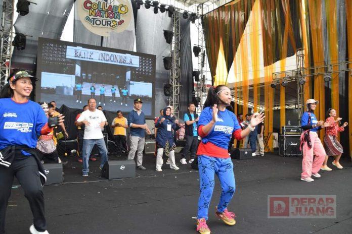 Meriahkan Hari Jadi ke-452 Banyumas, Bupati Husein Buka Senam Cinta Rupiah