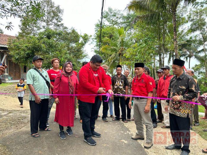 Ofan Resmikan Pembangunan Talud dan Rabat Beton Watu Agung