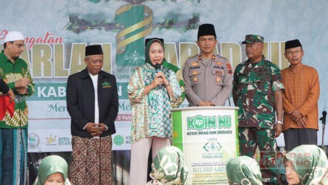 Peringati Satu Abad NU, Bupati Tiwi Canangkan Program Koin NU