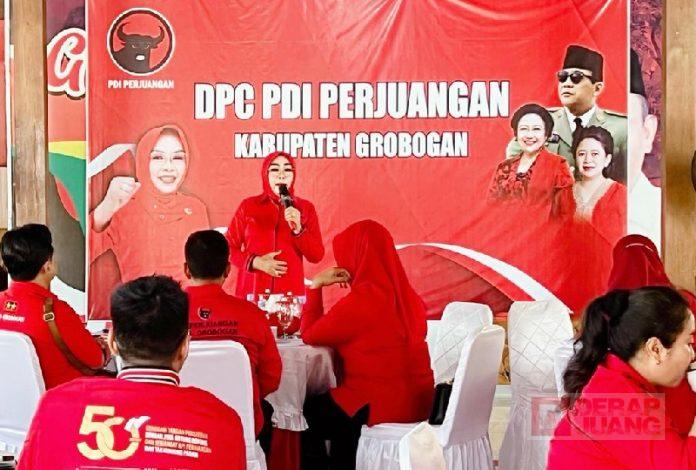 Pimpin Rakor Banteng Grobogan, Sri Sumarni Lakukan Pemantapan Bacaleg