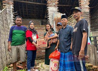 Raut Bahagia Sunarto dan Eni Kala Ragil Tresna Berikan Bantuan Rehab Rumah