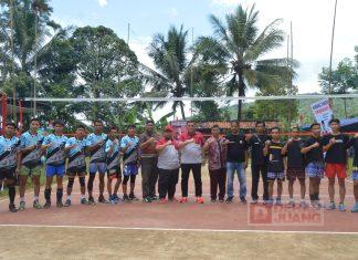 Resmikan Lapangan Voli Pangadegan, Taufik: Semoga Muncul Bibit Atlet Bola Voli