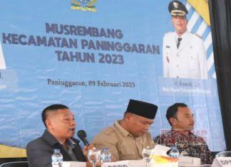 Riyadi Ikut Musrenbang Kecamatan Paninggaran, Insfratruktur Jadi Usulan Prioritas