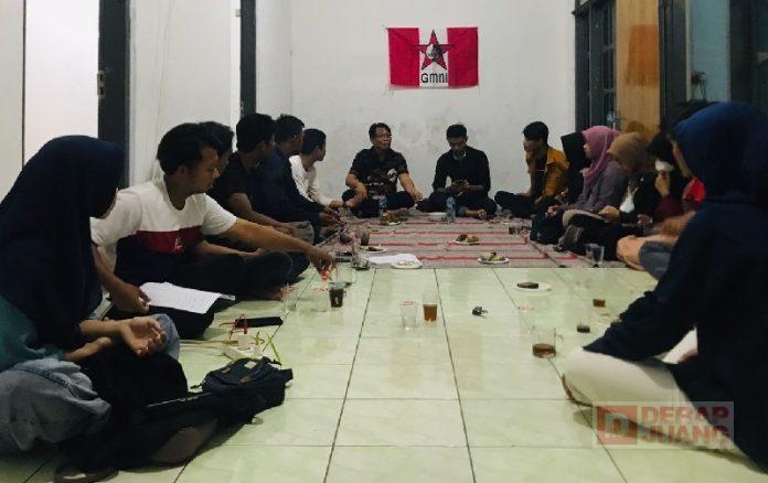 Saiful Hadi Diskusi Bersama GMNI Kebumen, Bahas Makna Marhaenisme