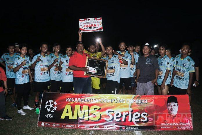 Seru, Laga Final Sepakbola Kawunganten Meriahkan HUT PDI Perjuangan ke-50