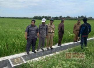 Tinjau Pembagunan Irigasi Pertanian Maos, Purwanto: Semoga Meningkatkan Hasil Tani