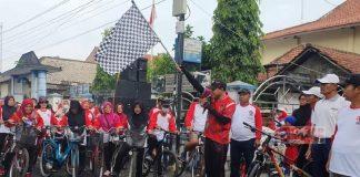 Bagus Selo Gelar Gowes dan Kampanye Pola Hidup Sehat
