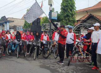 Bagus Selo Gelar Gowes dan Kampanye Pola Hidup Sehat