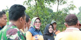 Sri Mulyani Tinjau Lokasi Banjir Akibat Aktivitas Tambang