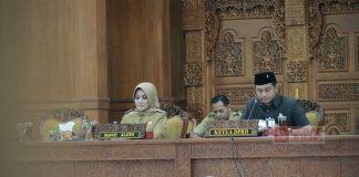 Sri Mulyani Hadiri Rapat Paripurna Penyampaian Dua Raperda