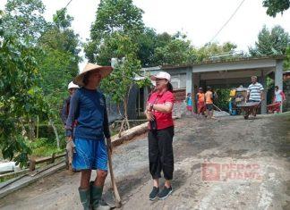 Mbak Maia Hadiri Giat Kerja Bakti Masyarakat Pulorejo