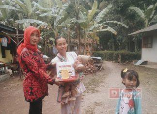 Ernayati Serahkan Bantuan Makanan Pendamping ASI di Butuh