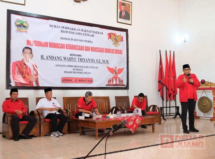 Andang Ingatkan Pentingnya Wawasan Kebangsaan dan Pencegahan Konflik Sosial