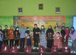 Bung Dance Serahkan Bantuan PMT Dalam Upaya Pencegahan Stunting di Kecamatan Tingkir