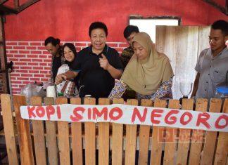 Bung Dance Terkesan dengan UMKM Kopi di Kelurahan Kecandran