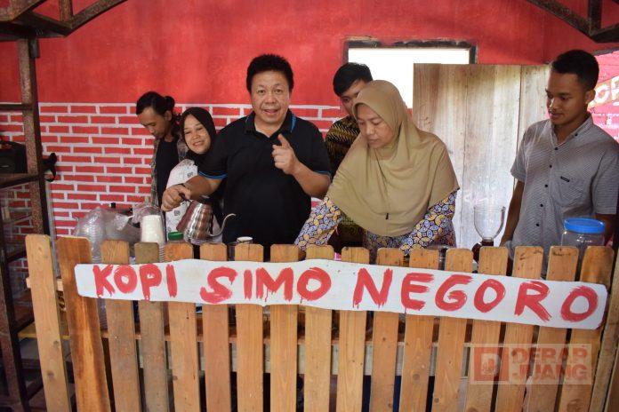 Bung Dance Terkesan dengan UMKM Kopi di Kelurahan Kecandran