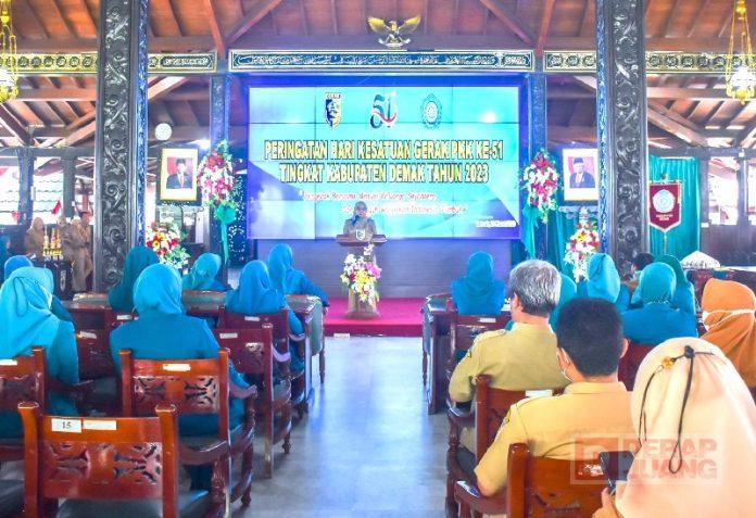 Bupati Demak; PKK Harus Bergerak Dinamis dan Ikuti Spirit Perkembangan Zaman