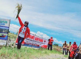 Dewi Aryani Bina Petani Tegal, Ajak Gunakan Pupuk Hayati