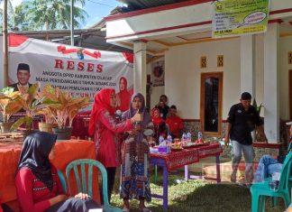 Gelar Reses, Nike Yunita Sapa Warga Gintungreja