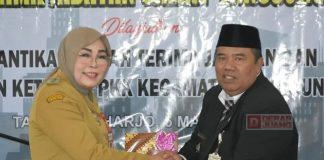 Hadiri Serah Terima Jabatan Camat Tanggungharjo, Sri Sumarni Tekankan Sinergitas
