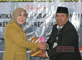 Hadiri Serah Terima Jabatan Camat Tanggungharjo, Sri Sumarni Tekankan Sinergitas