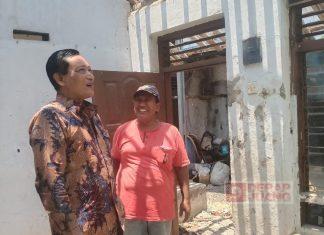 Sidak Renovasi RTLH, Triono: Program Pokir dari Fraksi PDI Perjuangan Kota Tegal