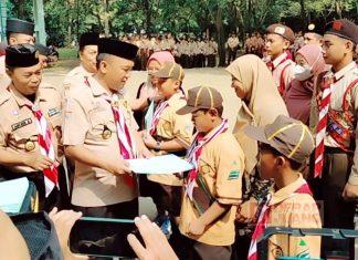 Jumadi Lantik dan Kukuhkan Pramuka Garuda