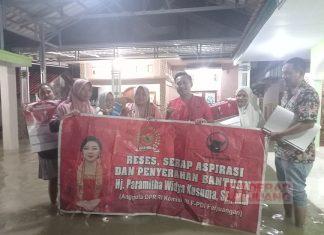 Kingking Sisir Lokasi Banjir di Kaligangsa Wetan dan Beri Bantuan