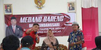 Medang Bareng Taufik Nurhidayat Bersama Warga Desa Sindangsari