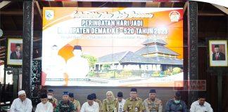 Meminta Pangestu Menyambut Hari Jadi, Bupati Demak Adakan Doa Bersama