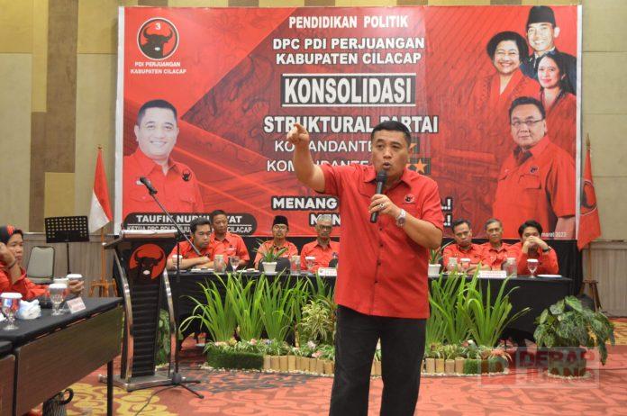 Perkuat Barisan Tempur, DPC PDI Perjuangan Cilacap Gelar Konsolidasi