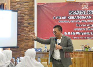 Perkuat Jiwa Nasionalisme, Edy Wuryanto Gelar Sosialisasi 4 Pilar Kebangsaan di Blora