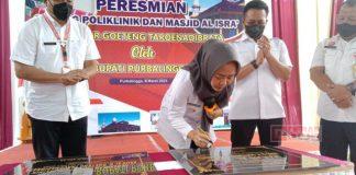 Resmikan Poli Baru, Bupati Tiwi Minta Layanan RSUD dr. R. Goetheng Taroenadibrata Dijaga