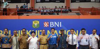 Sadewo Buka BNI Sirnas A di GOR Purwokerto