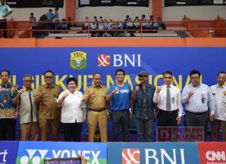Sadewo Buka BNI Sirnas A di GOR Purwokerto