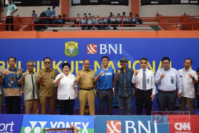 Sadewo Buka BNI Sirnas A di GOR Purwokerto