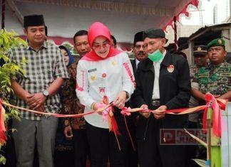 Sri Mulyani Resmikan Pembangunan Gedung PAUD Bocah Wasis