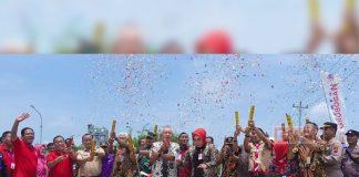 Sri Sumarni Resmikan Jalan Jalur Semen Grobogan