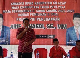 Temui Konstituen, Arif Junaedi Ajak Ngobrol Santai