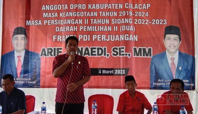 Temui Konstituen, Arif Junaedi Ajak Ngobrol Santai