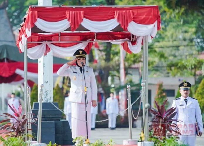 Upacara HUT Grobogan, Sri Sumarni Beberkan Capaian Grobogan