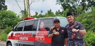 Mas Boby Sediakan Ambulance Siaga untuk Bantu Warga