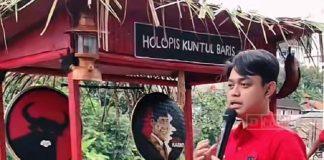 Perkuat Ajaran Bung Karno, Wisda Dirikan Gubug Holopis Kuntul Baris