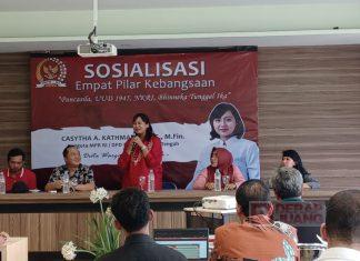 Mbak Casytha Gelar Sosialisasi Empat Pilar Kebangsaan